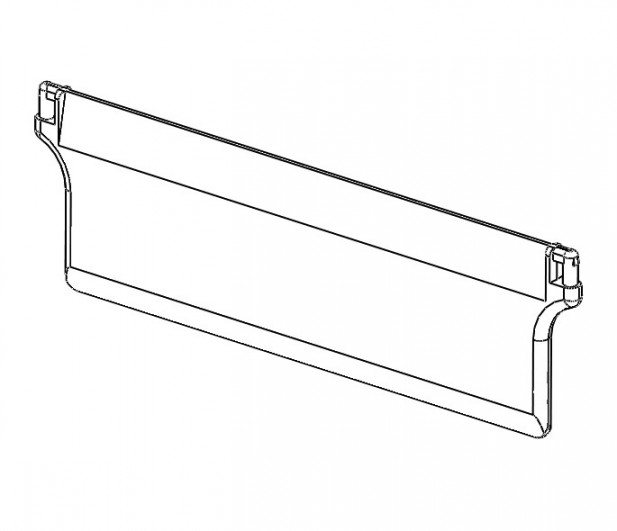 Dolní závaží vertikální žaluzie 127mm 